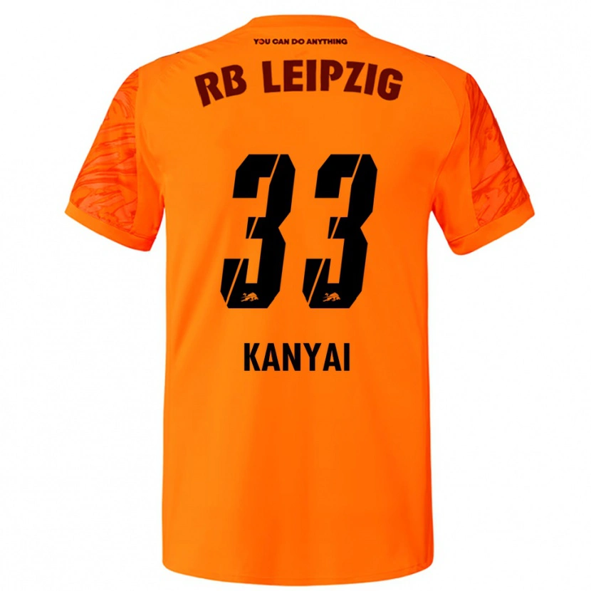 Danxen Heren János Kányai #33 Oranje Rood Keepersshirt 2025/26 T-Shirt