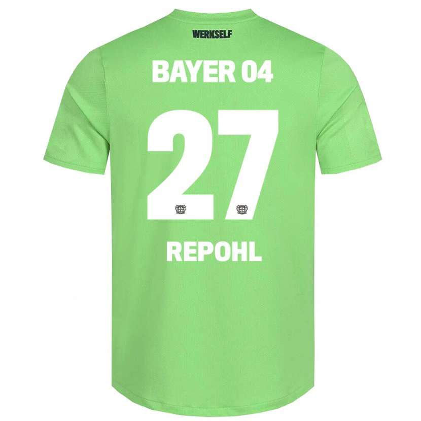 Danxen Heren Friederike Repohl #27 Licht Groen Wit Keepersshirt 2025/26 T-Shirt