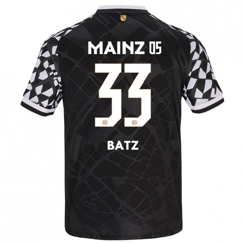 Danxen Heren Daniel Batz #33 Zwart Wit Keepersshirt 2025/26 T-Shirt
