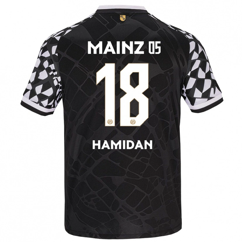 Danxen Heren Ilyas Hamidan #18 Zwart Wit Keepersshirt 2025/26 T-Shirt