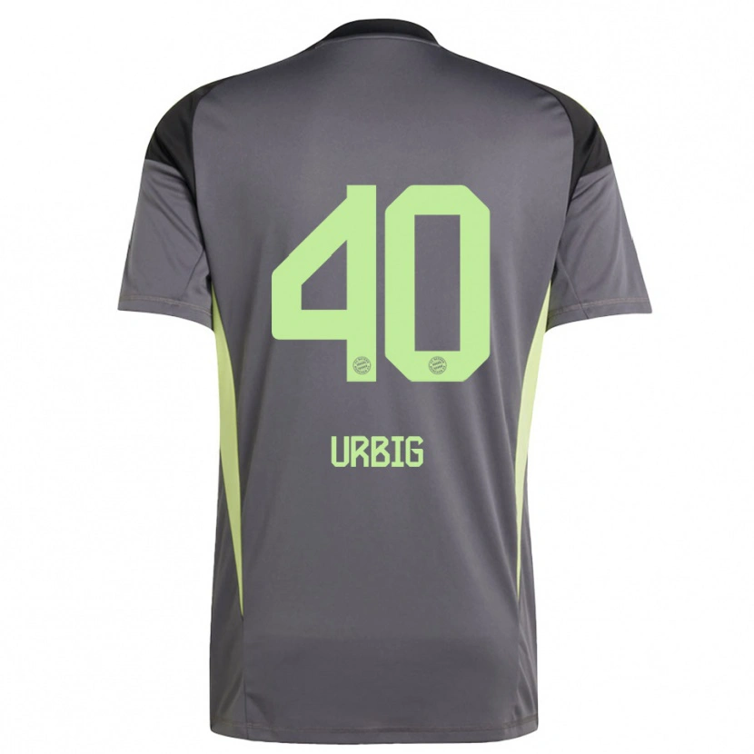 Danxen Heren Jonas Urbig #40 Zwart Groen Geel Keepersshirt 2025/26 T-Shirt
