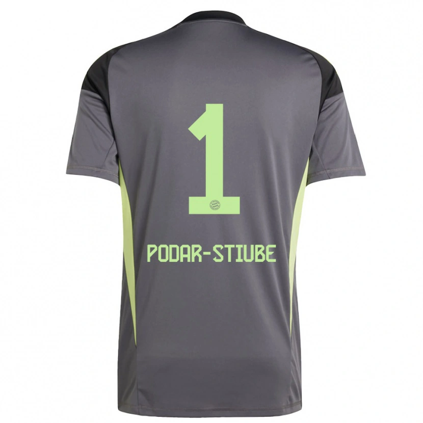 Danxen Heren David Podar-Stiube #1 Zwart Groen Geel Keepersshirt 2025/26 T-Shirt