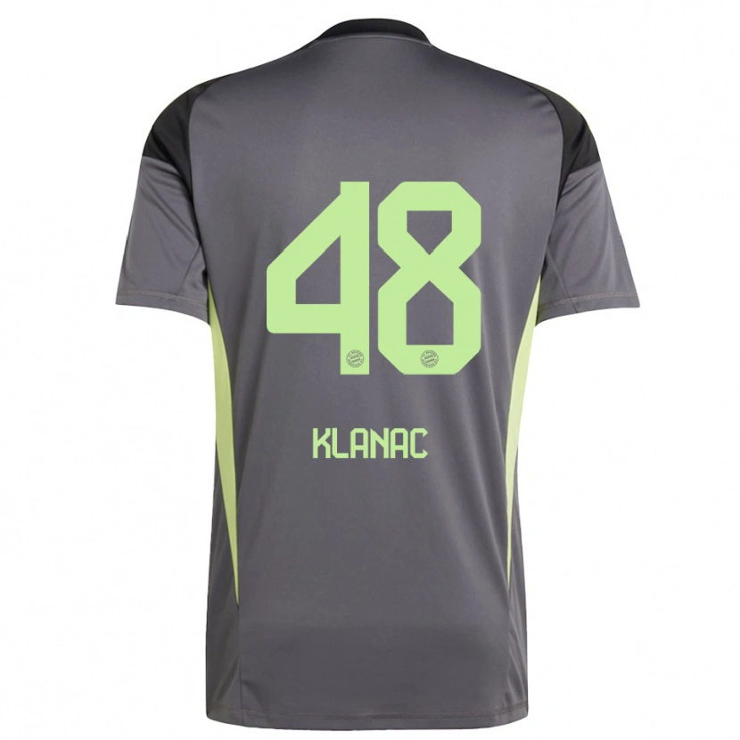 Danxen Heren Leon Klanac #48 Zwart Groen Geel Keepersshirt 2025/26 T-Shirt