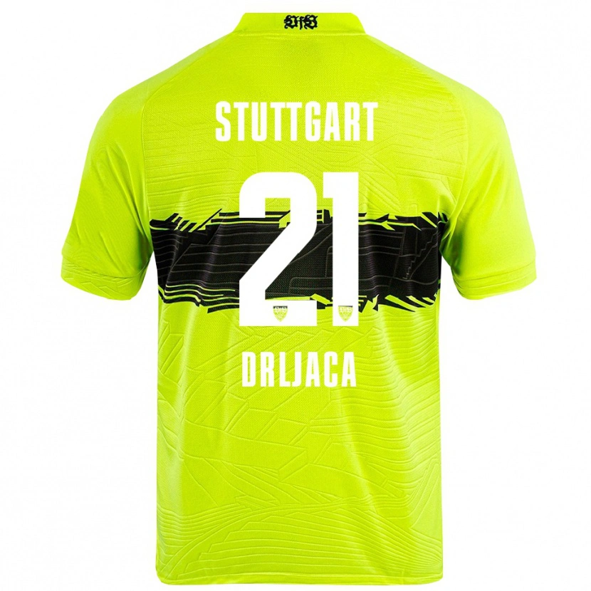 Danxen Heren Stefan Drljaca #21 Groen Geel Zwart Keepersshirt 2025/26 T-Shirt