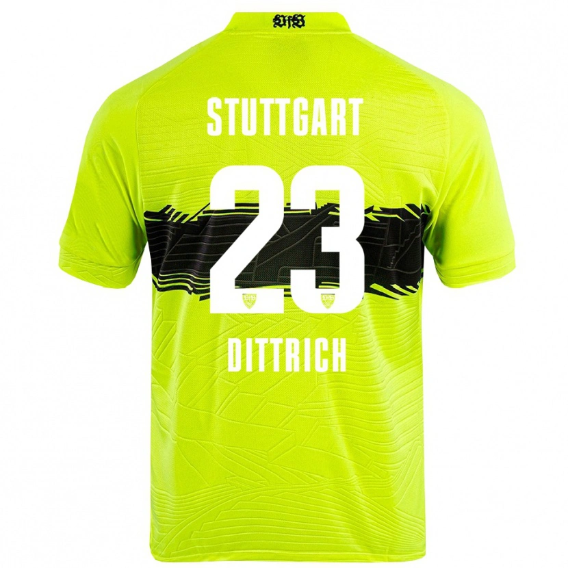 Danxen Heren Robin Dittrich #23 Groen Geel Zwart Keepersshirt 2025/26 T-Shirt