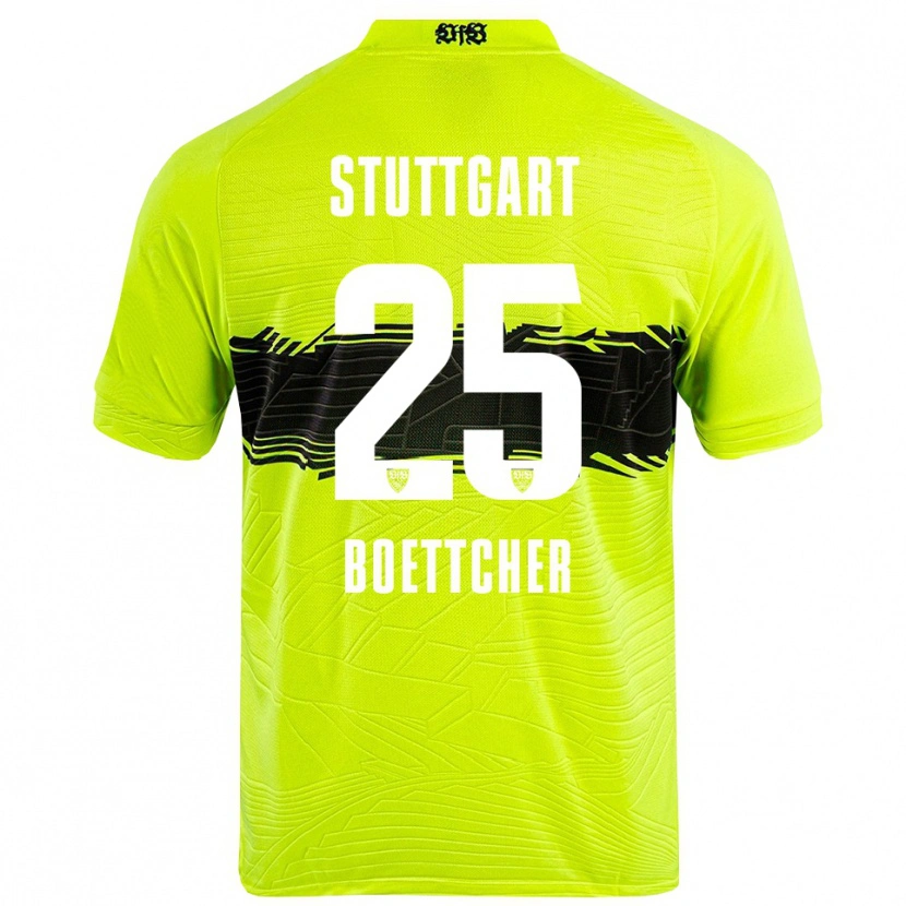 Danxen Heren Eve Boettcher #25 Groen Geel Zwart Keepersshirt 2025/26 T-Shirt