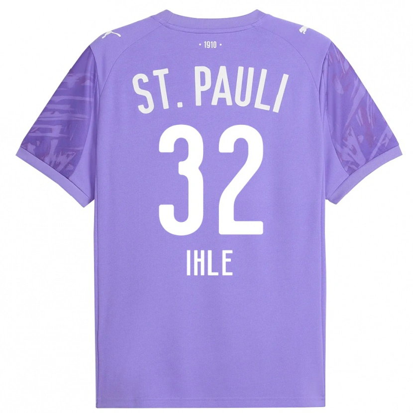 Danxen Heren Friederike Ihle #32 Medium Paars Zwart Keepersshirt 2025/26 T-Shirt