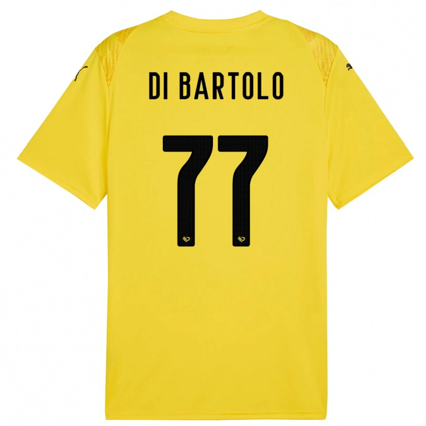 Danxen Heren Francesco Di Bartolo #77 Geel Zwart Keepersshirt 2025/26 T-Shirt