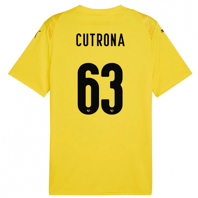 Danxen Heren Francesco Cutrona #63 Geel Zwart Keepersshirt 2025/26 T-Shirt