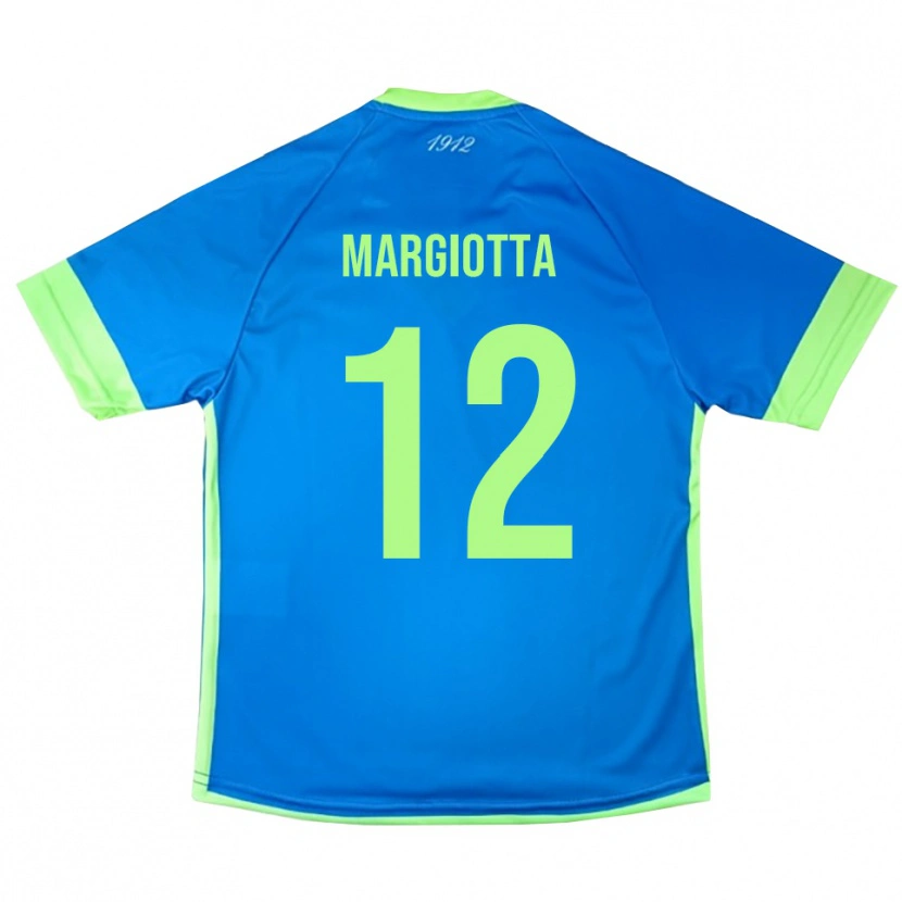 Danxen Heren Manuele Margiotta #12 Blauw Groen Geel Keepersshirt 2025/26 T-Shirt