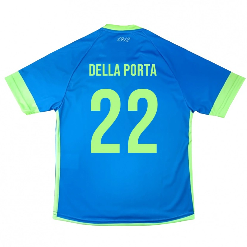 Danxen Heren Simone Della Porta #22 Blauw Groen Geel Keepersshirt 2025/26 T-Shirt