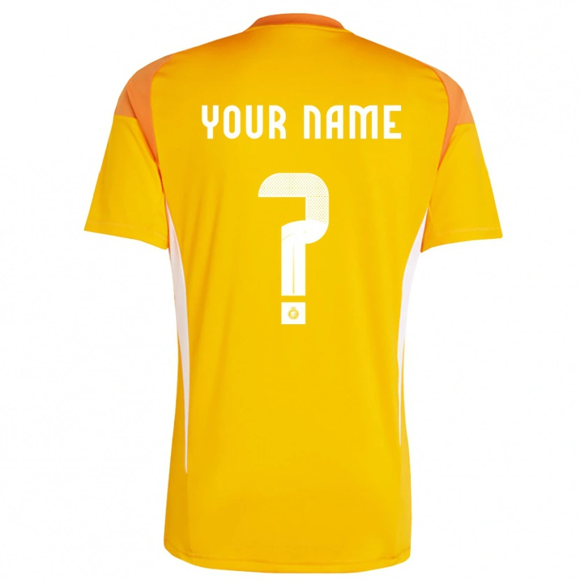 Danxen Heren Al-Nassr Oranje Geel Wit Keepersshirt 2025/26 T-Shirt