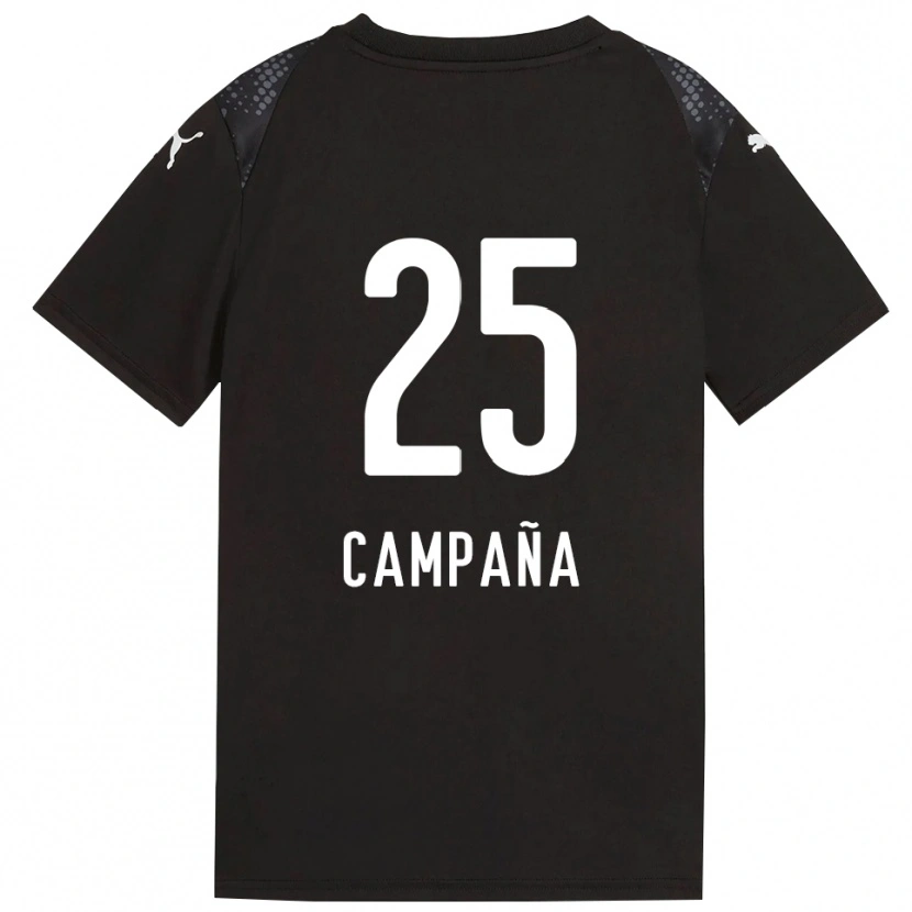 Danxen Heren Martín Campaña #25 Goudklomp Zwart Keepersshirt 2025/26 T-Shirt