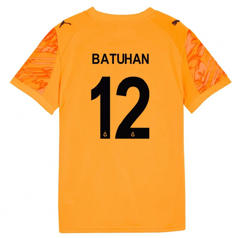 Danxen Heren Batuhan Şen #12 Donker Oranje Zwart Keepersshirt 2025/26 T-Shirt