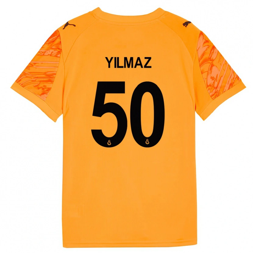 Danxen Heren Jankat Yılmaz #50 Donker Oranje Zwart Keepersshirt 2025/26 T-Shirt
