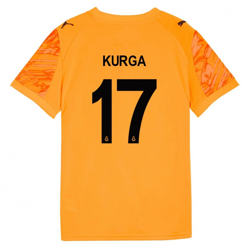 Danxen Heren Handan Kurğa #17 Donker Oranje Zwart Keepersshirt 2025/26 T-Shirt