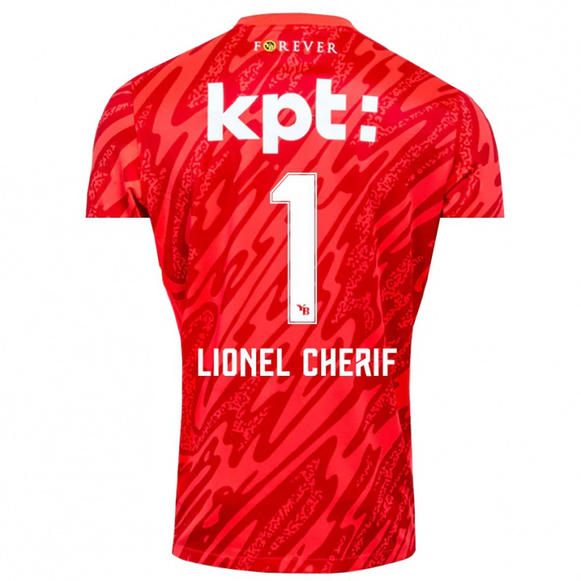 Danxen Heren Kader Cherif #1 Rood Wit Keepersshirt 2025/26 T-Shirt