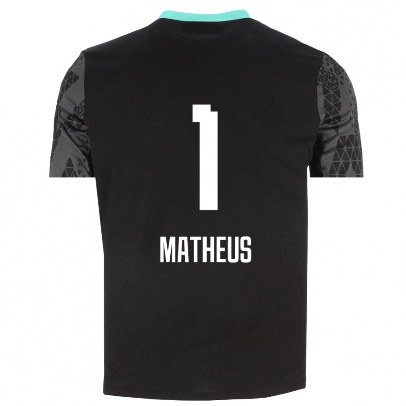 Danxen Heren Matheus #1 Dim Grijs Zwart Keepersshirt 2025/26 T-Shirt