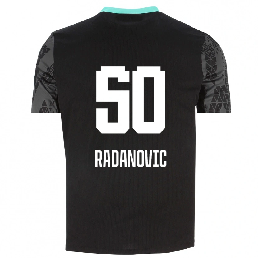 Danxen Heren Savo Radanovic #50 Dim Grijs Zwart Keepersshirt 2025/26 T-Shirt