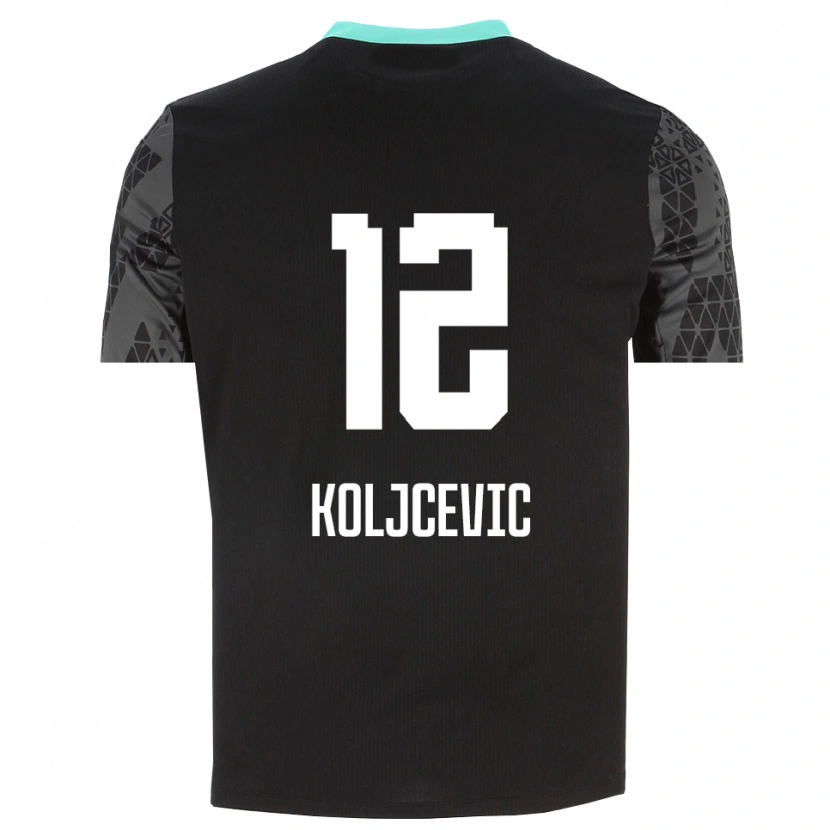 Danxen Heren Danilo Koljcevic #12 Dim Grijs Zwart Keepersshirt 2025/26 T-Shirt