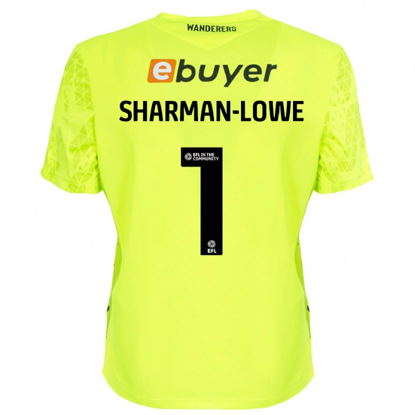 Danxen Heren Teddy Sharman-Lowe #1 Fluorescerend Groen Keepersshirt 2025/26 T-Shirt