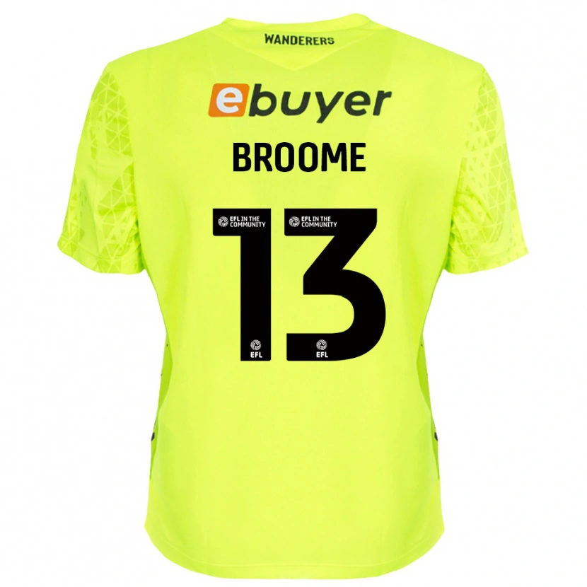 Danxen Heren Nathan Broome #13 Fluorescerend Groen Keepersshirt 2025/26 T-Shirt