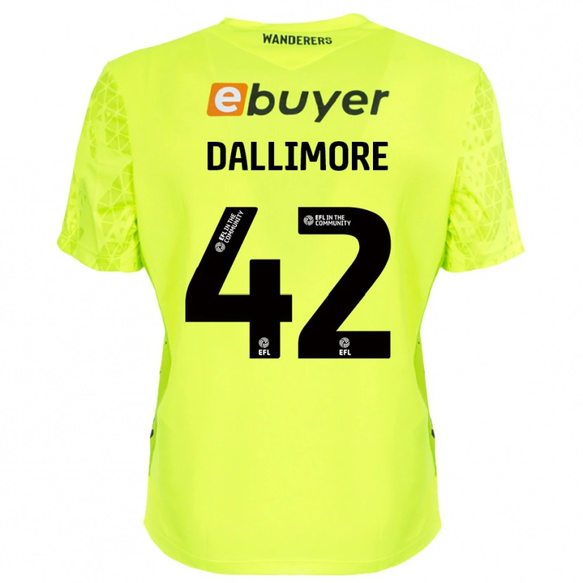 Danxen Heren Jack Dallimore #42 Fluorescerend Groen Keepersshirt 2025/26 T-Shirt