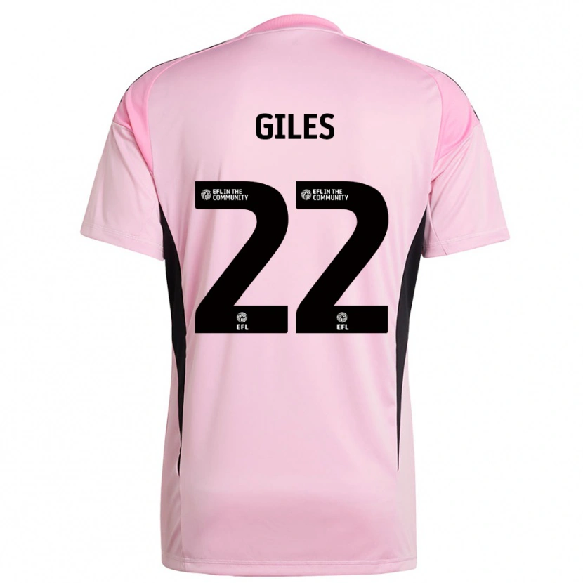 Danxen Heren Olivia Giles #22 Roze Zwart Keepersshirt 2025/26 T-Shirt
