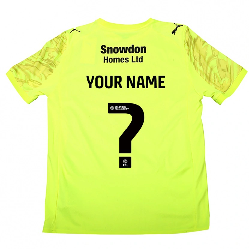 Danxen Heren Northampton Town Fluorescerend Groen Keepersshirt 2025/26 T-Shirt