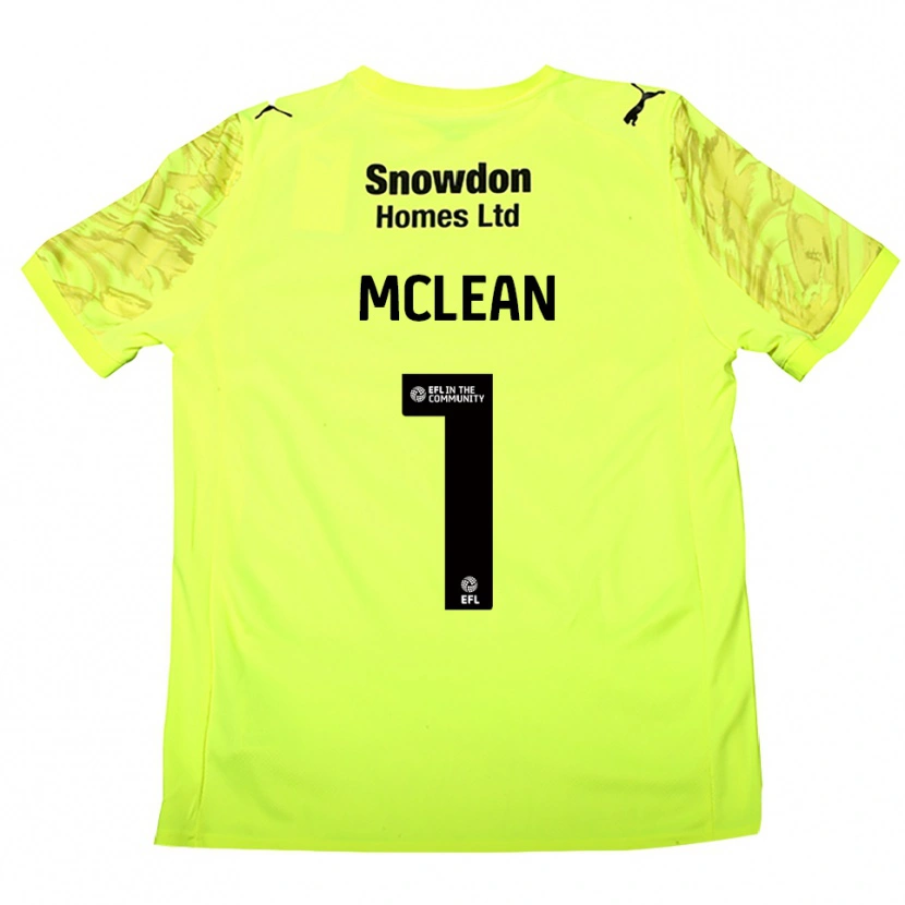 Danxen Heren Katie Mclean #1 Fluorescerend Groen Keepersshirt 2025/26 T-Shirt