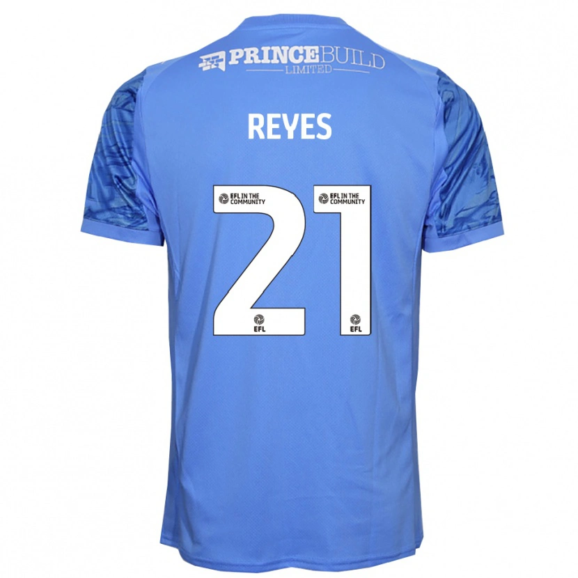 Danxen Heren Vicente Reyes #21 Dodgerblauw Keepersshirt 2025/26 T-Shirt