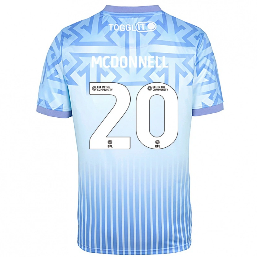 Danxen Heren Joe McDonnell #20 Lichtblauw Wit Keepersshirt 2025/26 T-Shirt