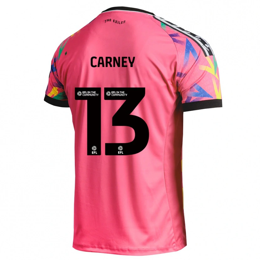 Danxen Heren Jacob Carney #13 Magenta Keepersshirt 2025/26 T-Shirt