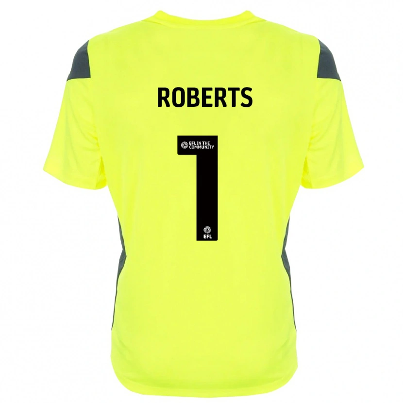 Danxen Heren Myles Roberts #1 Fluorescerend Groen Zwart Keepersshirt 2025/26 T-Shirt