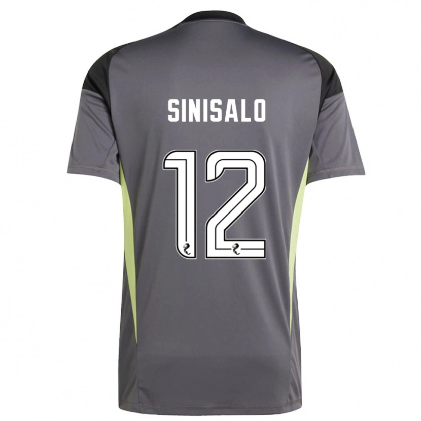 Danxen Heren Viljami Sinisalo #12 Grijs Wit Keepersshirt 2025/26 T-Shirt