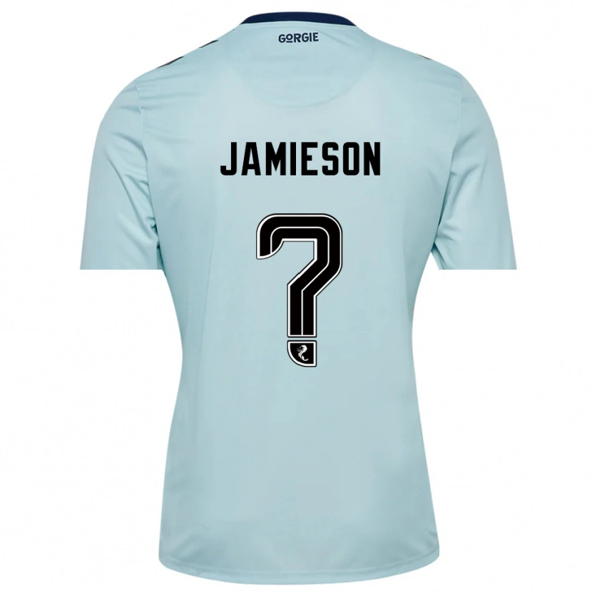 Danxen Heren Finlay Jamieson #0 Lichtblauw Zwart Keepersshirt 2025/26 T-Shirt