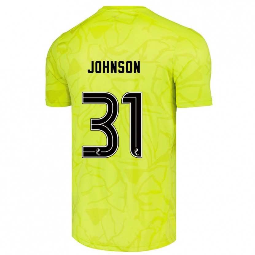 Danxen Heren Murray Johnson #31 Geel Zwart Keepersshirt 2025/26 T-Shirt