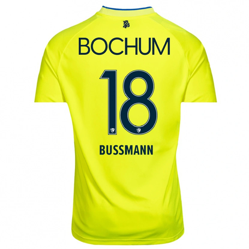Danxen Heren Benjamin Bußmann #18 Geel Groen Keepersshirt 2025/26 T-Shirt