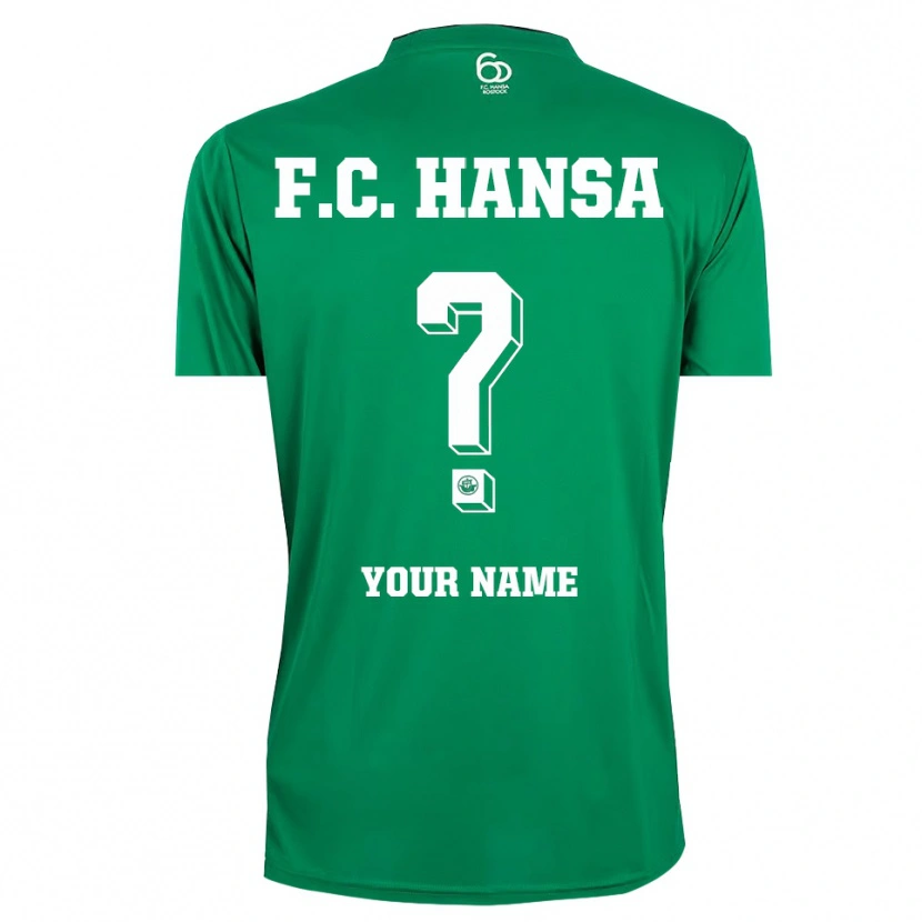 Danxen Heren Hansa Rostock Donkergroen Wit Keepersshirt 2025/26 T-Shirt