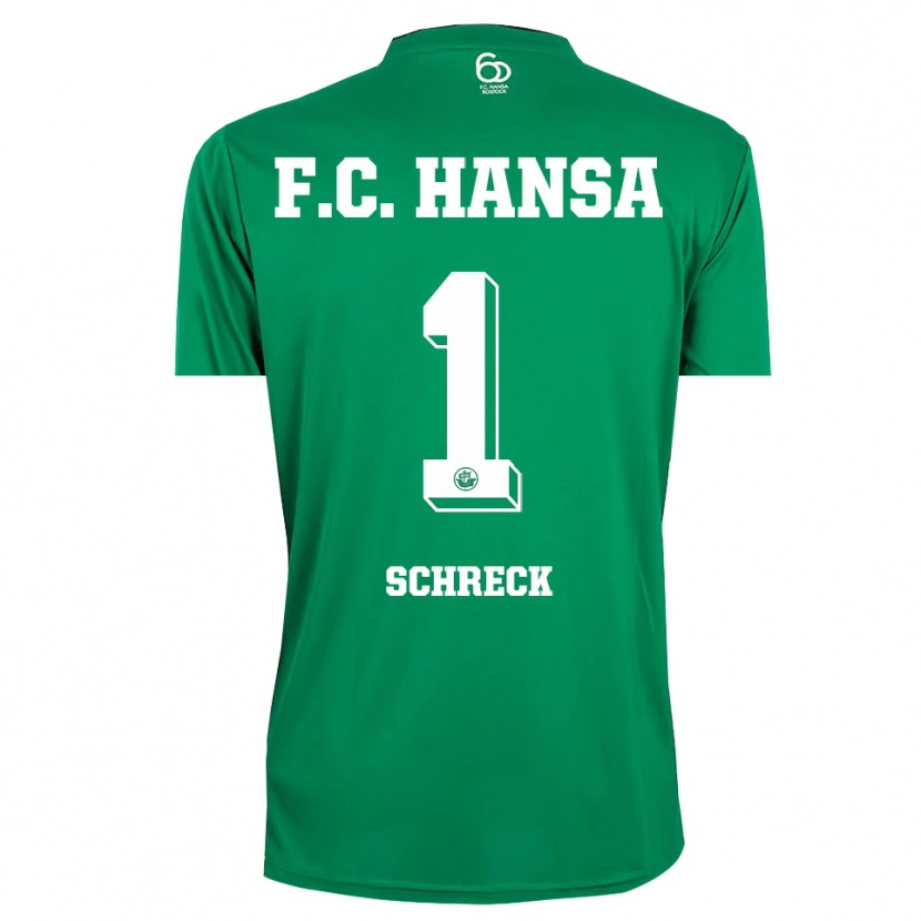 Danxen Heren Til Schreck #1 Donkergroen Wit Keepersshirt 2025/26 T-Shirt