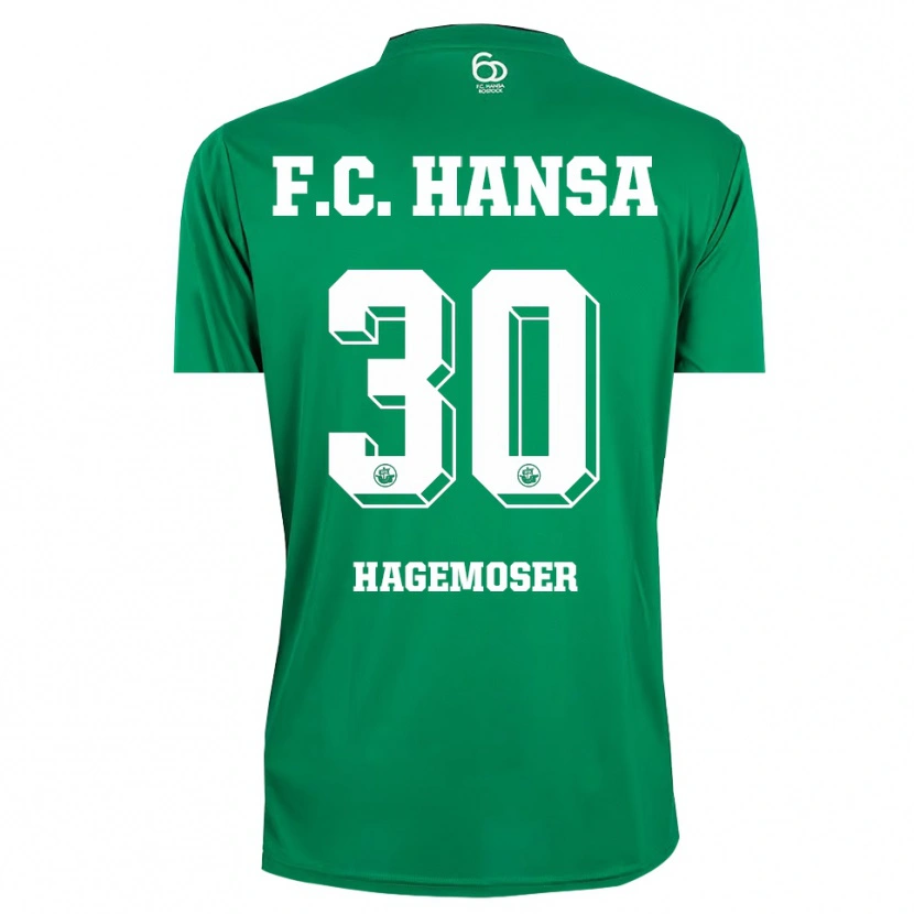 Danxen Heren Max Hagemoser #30 Donkergroen Wit Keepersshirt 2025/26 T-Shirt