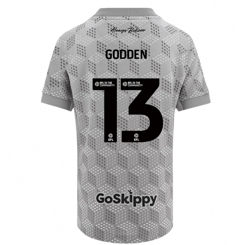 Danxen Heren Freddie Godden #13 Zwart Grijs Keepersshirt 2025/26 T-Shirt