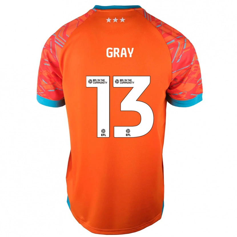 Danxen Heren Henry Gray #13 Oranje Wit Keepersshirt 2025/26 T-Shirt