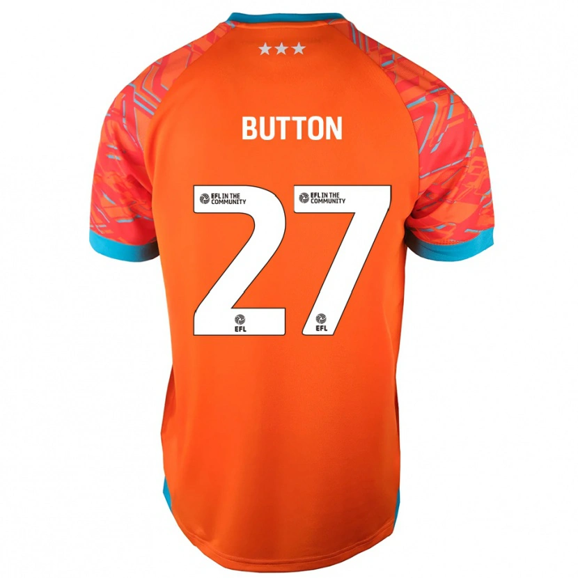Danxen Heren David Button #27 Oranje Wit Keepersshirt 2025/26 T-Shirt