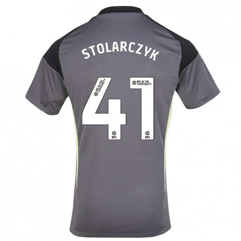 Danxen Heren Jakub Stolarczyk #41 Grijs Wit Keepersshirt 2025/26 T-Shirt