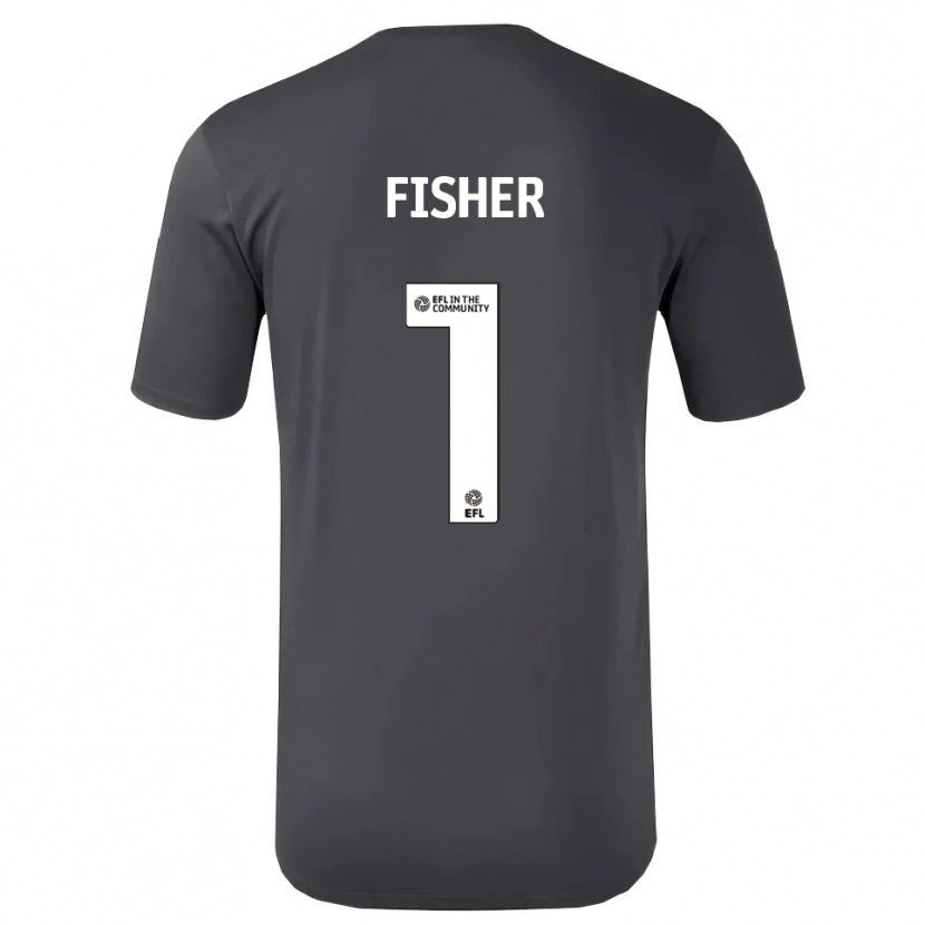 Danxen Heren Nathan Fisher #1 Zwart Wit Keepersshirt 2025/26 T-Shirt