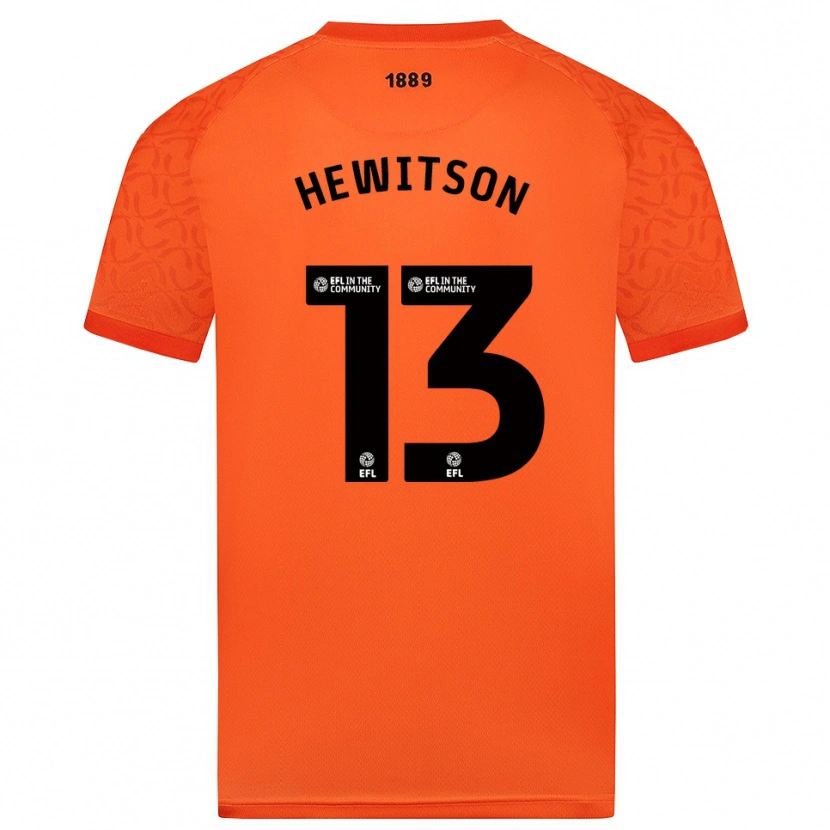 Danxen Heren Coby Hewitson #13 Oranje Zwart Keepersshirt 2025/26 T-Shirt
