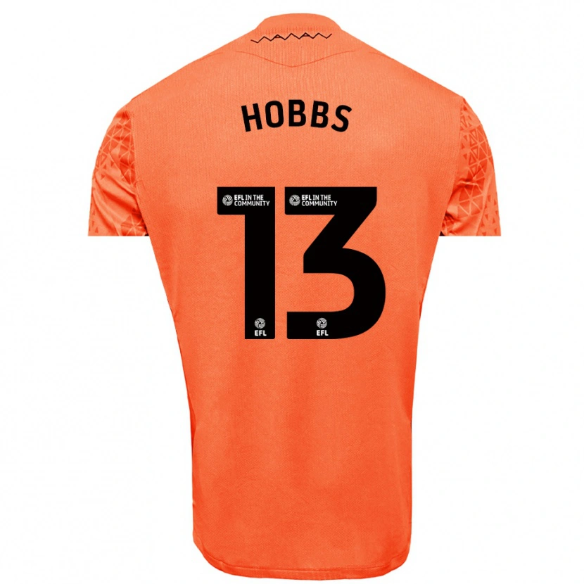 Danxen Heren Charlie Hobbs #13 Oranje Zwart Keepersshirt 2025/26 T-Shirt