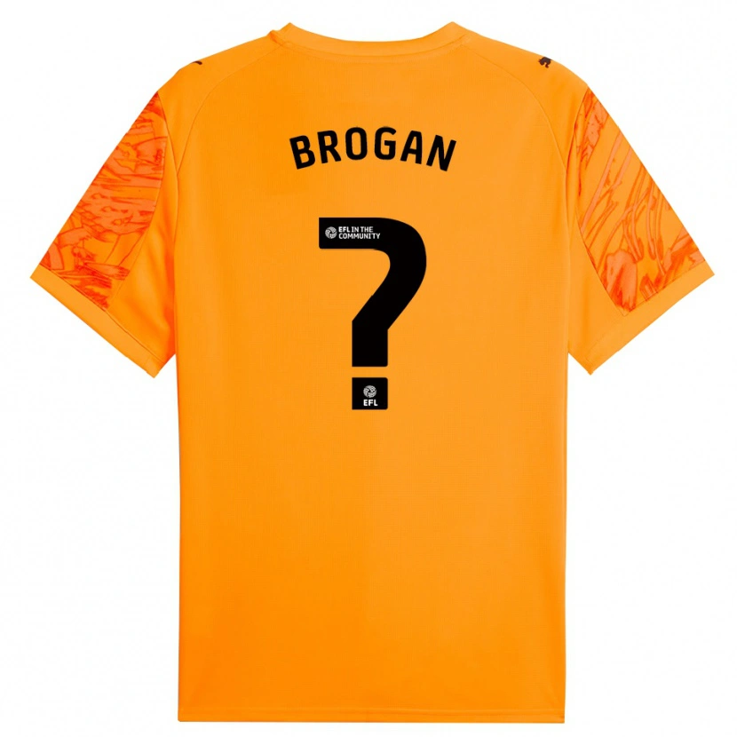 Danxen Heren Adam Brogan #0 Oranje Zwart Keepersshirt 2025/26 T-Shirt
