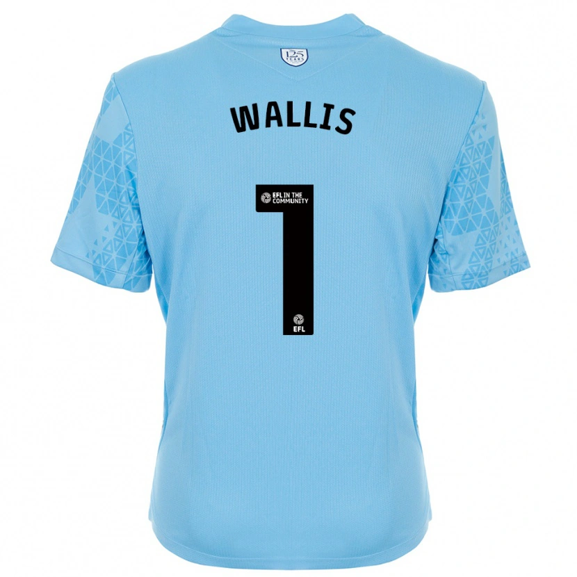 Danxen Heren Joe Wallis #1 Hemelsblauw Zwart Keepersshirt 2025/26 T-Shirt
